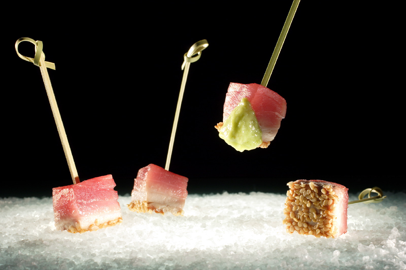 Tuna & sesame skewer Pascal Guerreau & Philippe Conticini