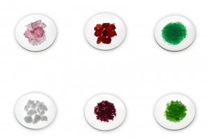 6 metal oxyde used for the chemical garden
