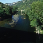 Tarn river bridge south France