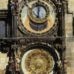 Prague city clock